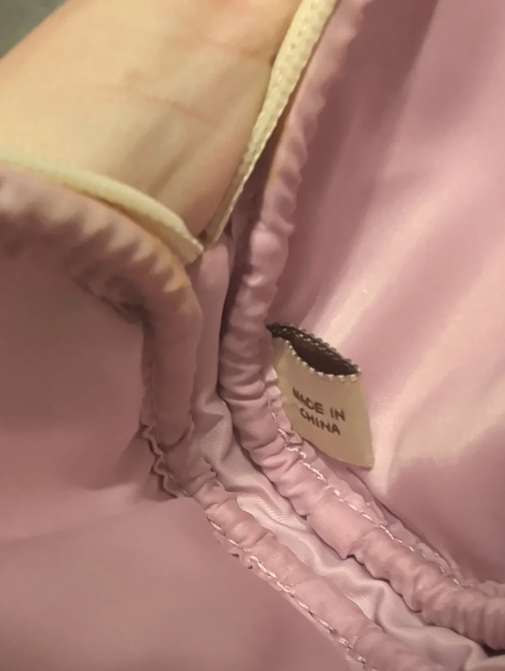 Coach Cream Coin Pouch with Pink and Purple Circle Print